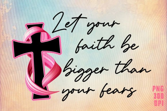 Breast Cancer Faith Bigger Than Fears Embroidery Design Review