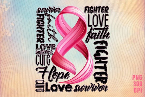 Breast Cancer Faith Hope Love Fight PNG Review for Real Projects