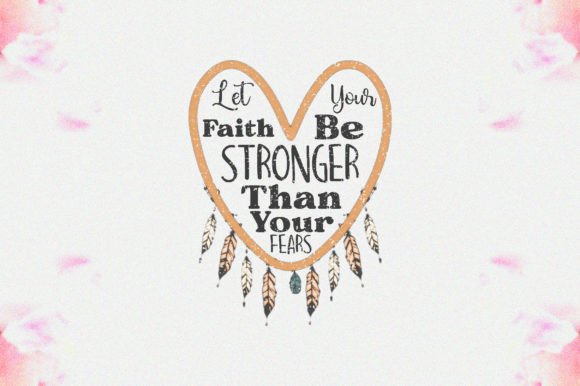 Let Your Faith Be Stronger Sublimation Design Review