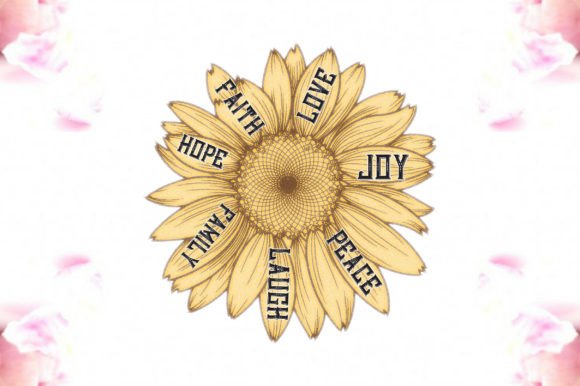 Sunflower Faith Hope Love PNG Review for Real Embroidery Projects