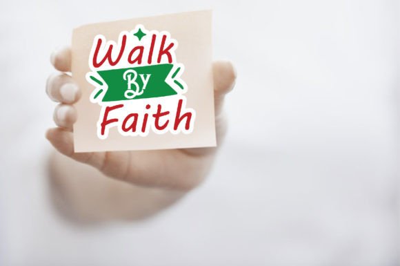 Walk by Faith Vol-1: A Word Art Design for Thoughtful Embroidery Projects